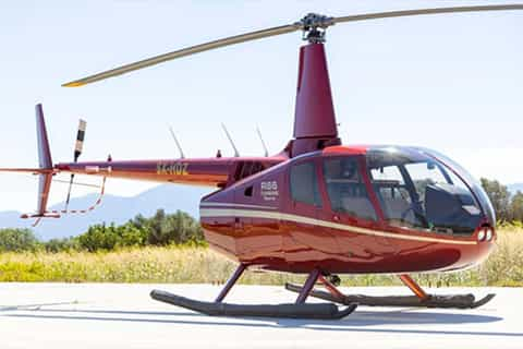 Private helicopter for luxury transfer to Antiparos Greece