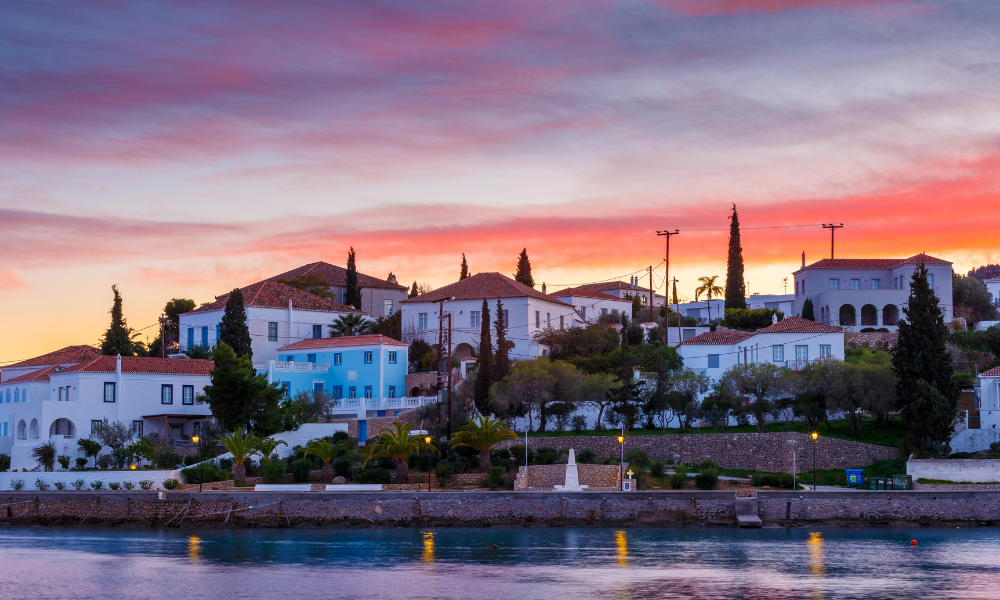 Fly private to Spetses