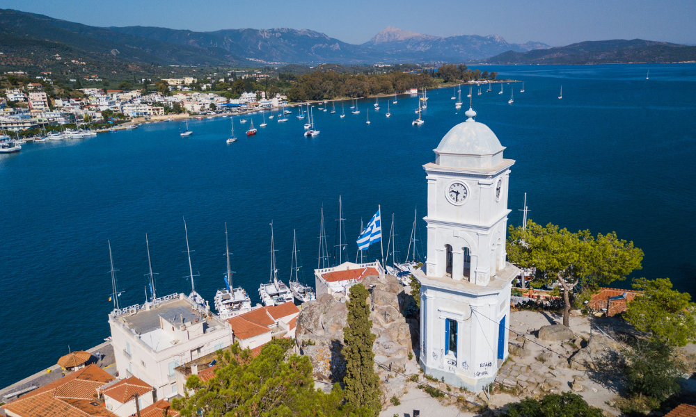 Fly private to Poros