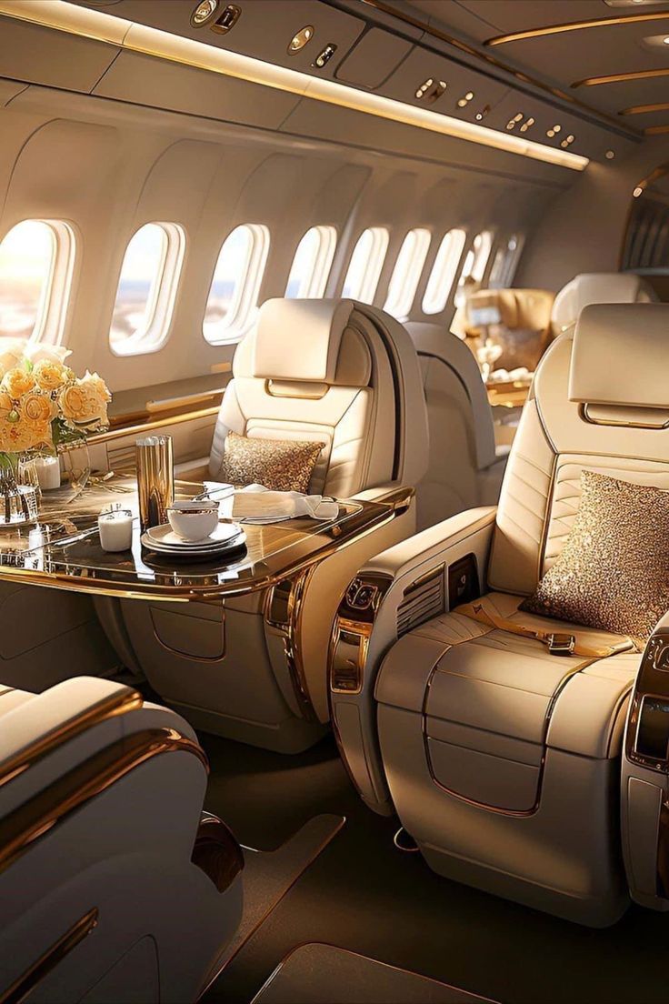 private jet interior